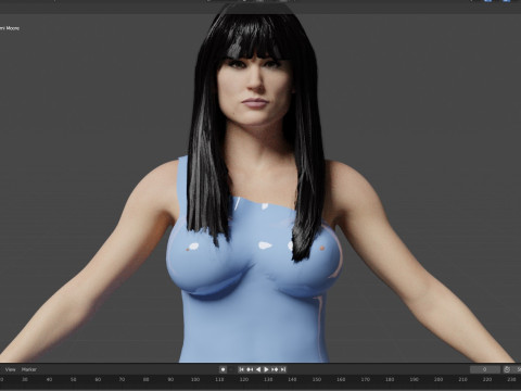 Demi Moore Modelo 3D