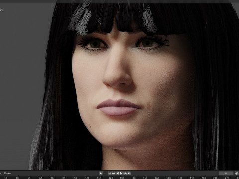Demi Moore Modelo 3D