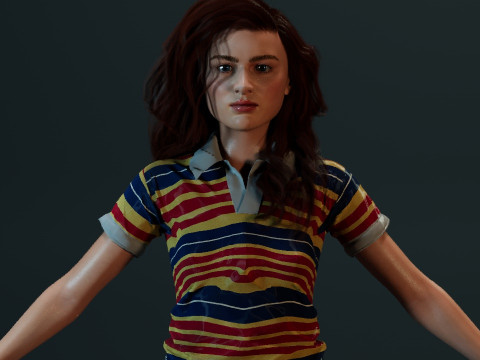 Max Mayfield Modello 3D