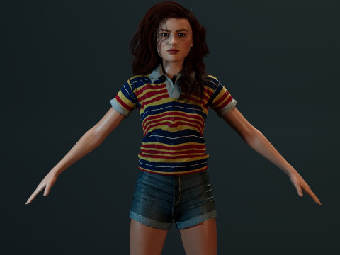 Max Mayfield Modello 3D