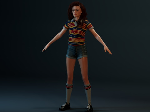 Max Mayfield Modello 3D