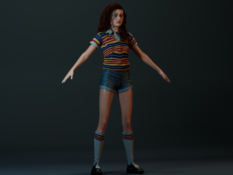 Max Mayfield Modello 3D
