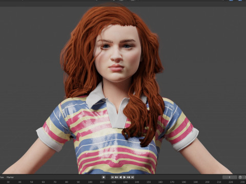 Max Mayfield Modello 3D