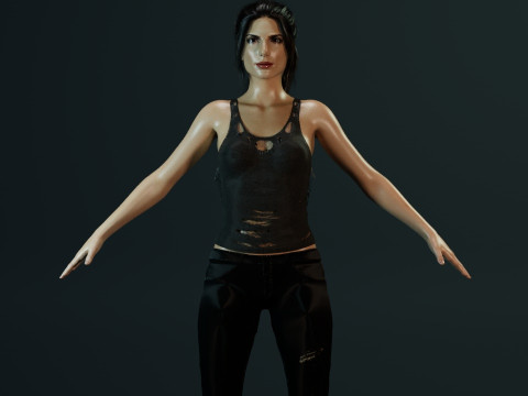 Sandra Bullock 3D Model