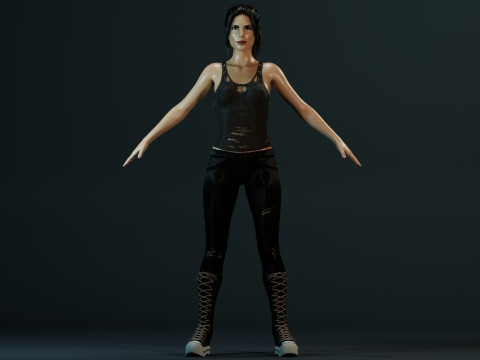 Sandra Bullock 3D Model
