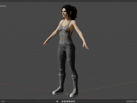 Sandra Bullock 3D Model