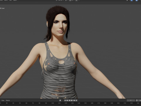 Sandra Bullock 3D Model