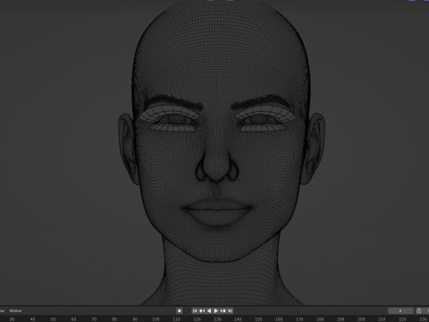 Sandra Bullock 3D Model