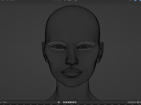 Gigi Hadid Model 3D