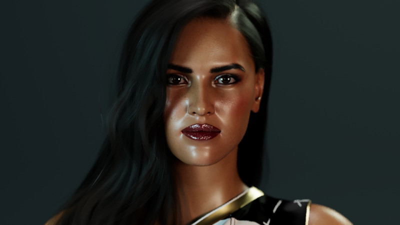 Adria Arjona 3D 모델 .c4d .max .obj .3ds .fbx .stl .blend