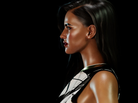 Adria Arjona 3D 모델
