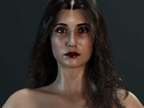 Carice van Houten Modelo 3D