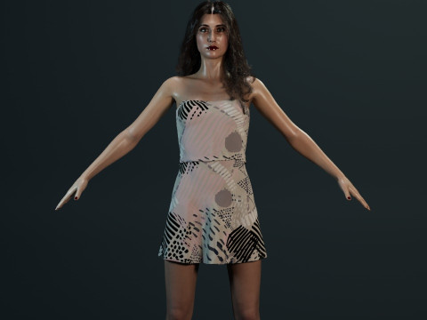 Carice van Houten 3Dモデル