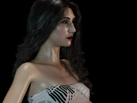 Carice van Houten 3Dモデル