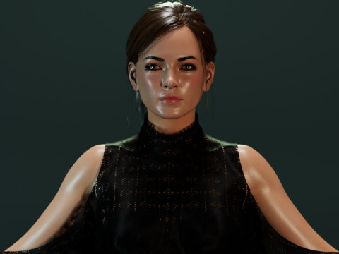 Kristin Kreuk Modelo 3D
