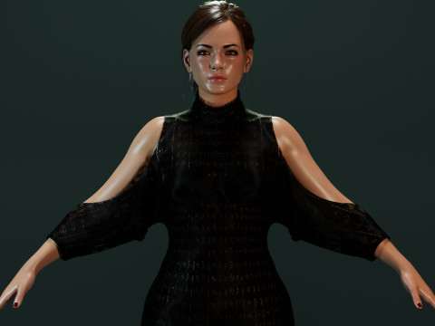 Kristin Kreuk Modelo 3D