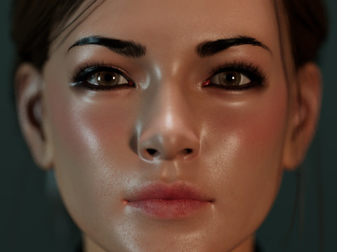 Kristin Kreuk Modelo 3D