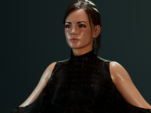 Kristin Kreuk Modelo 3D