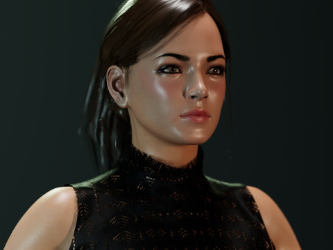 Kristin Kreuk Modelo 3D