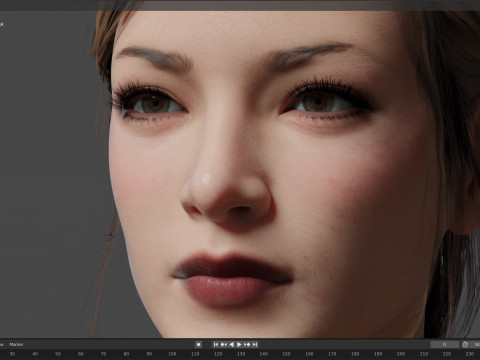 Kristin Kreuk Modelo 3D