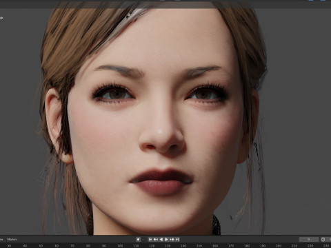 Kristin Kreuk Modelo 3D