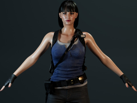 Sienna Guillory Modelo 3D