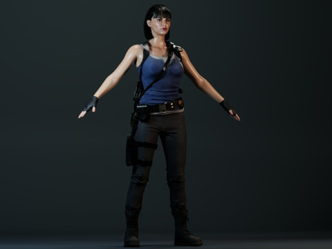 Sienna Guillory Modelo 3D