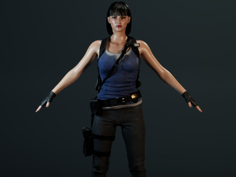 Sienna Guillory Modelo 3D
