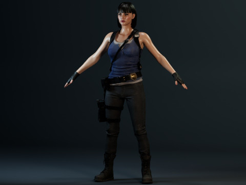 Sienna Guillory Modelo 3D