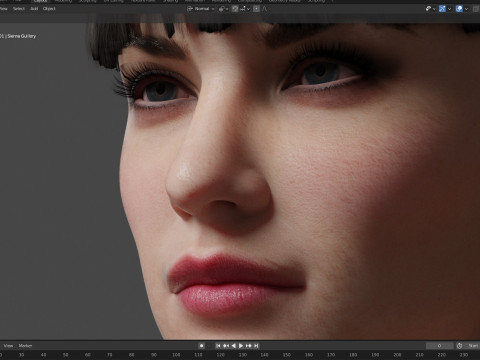 Sienna Guillory Modelo 3D