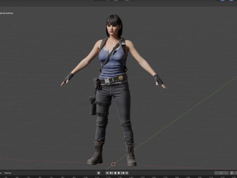 Sienna Guillory Modelo 3D