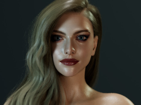 Amanda Seyfried 3D Model