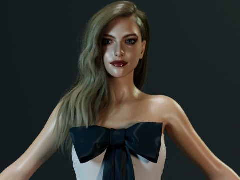 Amanda Seyfried Model 3D