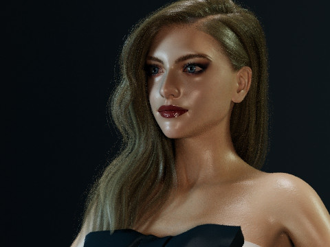 Amanda Seyfried Model 3D