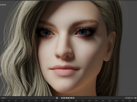 Amanda Seyfried Model 3D