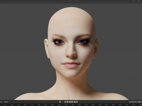 Amanda Seyfried Model 3D