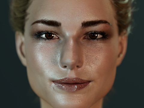 Emily VanCamp 3D Модель