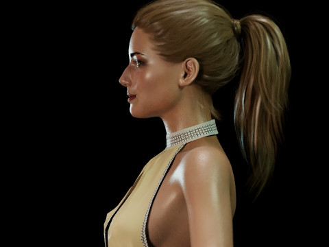 Emily VanCamp 3D Модель