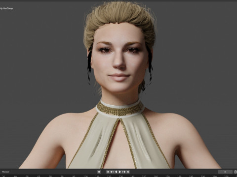 Emily VanCamp 3D Модель