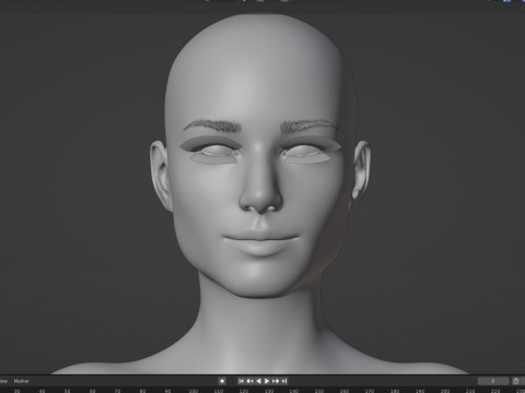 Emily VanCamp 3D Модель