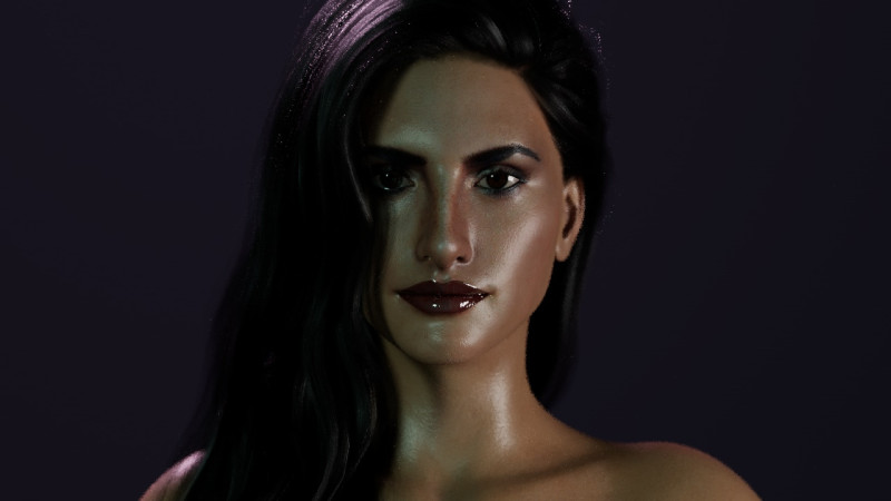 Penlope Cruz 3D Model .c4d .max .obj .3ds .fbx .stl .blend