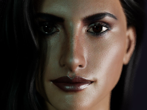 Penlope Cruz 3D Model