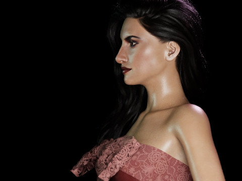 Penlope Cruz 3D Model