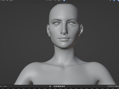 Penlope Cruz 3D Model