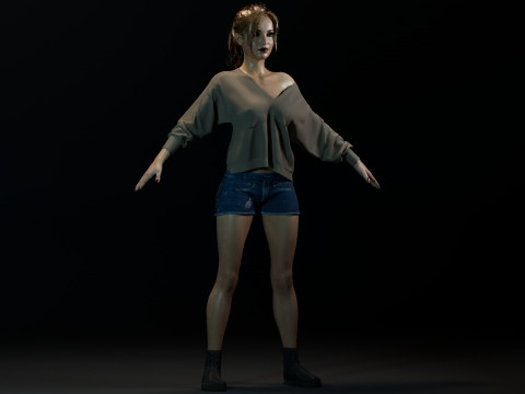 Britney Spears 3D Model