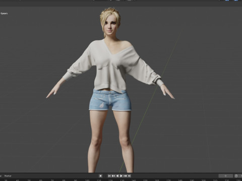 Britney Spears 3D Model