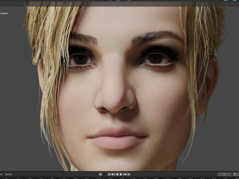 Britney Spears 3D Model