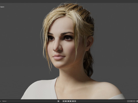 Britney Spears 3D Model