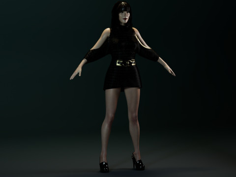 Dakota Johnson Modelo 3D