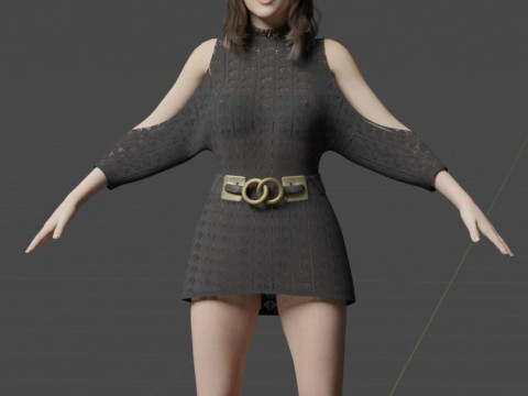 Dakota Johnson Modelo 3D
